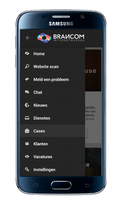 brancom app menu