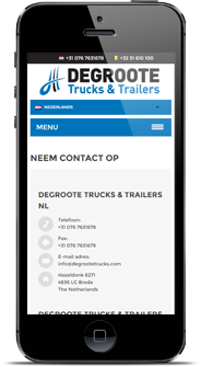 dtt mobiele website